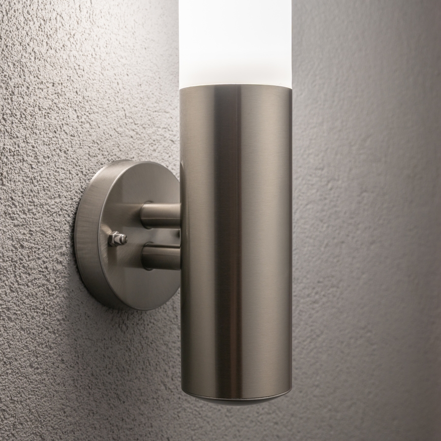 BRILAGI - LED RGBW димируема външна стенна лампа ELIA 1xE27/6,5W/230V 2700-6500K IP44 Wi-Fi матов хром