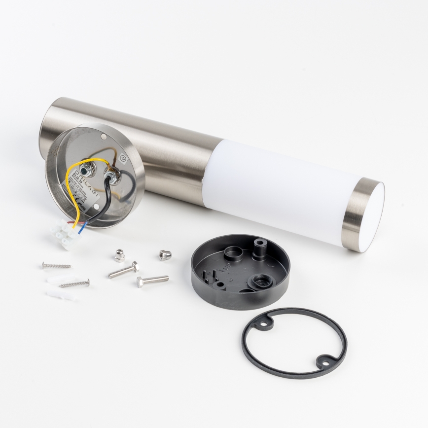 BRILAGI - LED RGBW димируема външна стенна лампа ELIA 1xE27/6,5W/230V 2700-6500K IP44 Wi-Fi матов хром