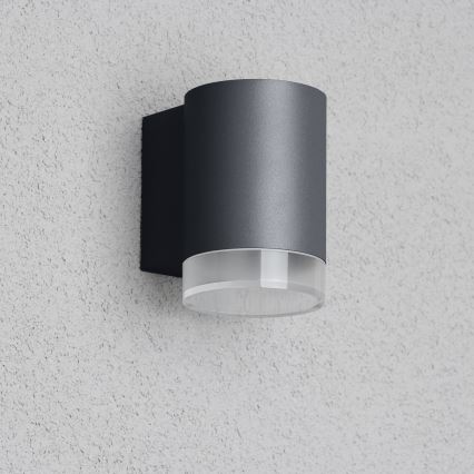 Brilagi - LED RGBW Димируемо външно стенно осветително тяло MATERA 1xGU10/4,8W/230V 3000K IP54 антрацит + дистанционно управление