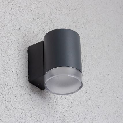 Brilagi - LED RGBW Димируемо външно стенно осветително тяло MATERA 1xGU10/4,8W/230V 3000K IP54 антрацит + дистанционно управление