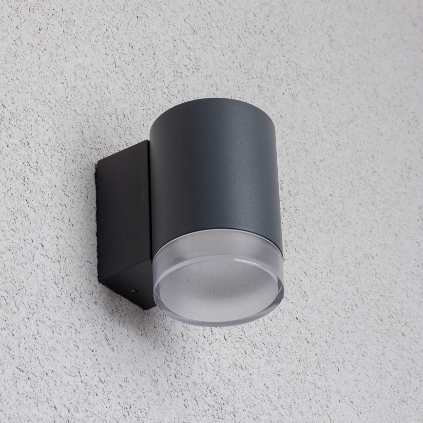 Brilagi - LED RGBW Димируемо външно стенно осветително тяло MATERA 1xGU10/4,8W/230V 3000K IP54 антрацит + дистанционно управление