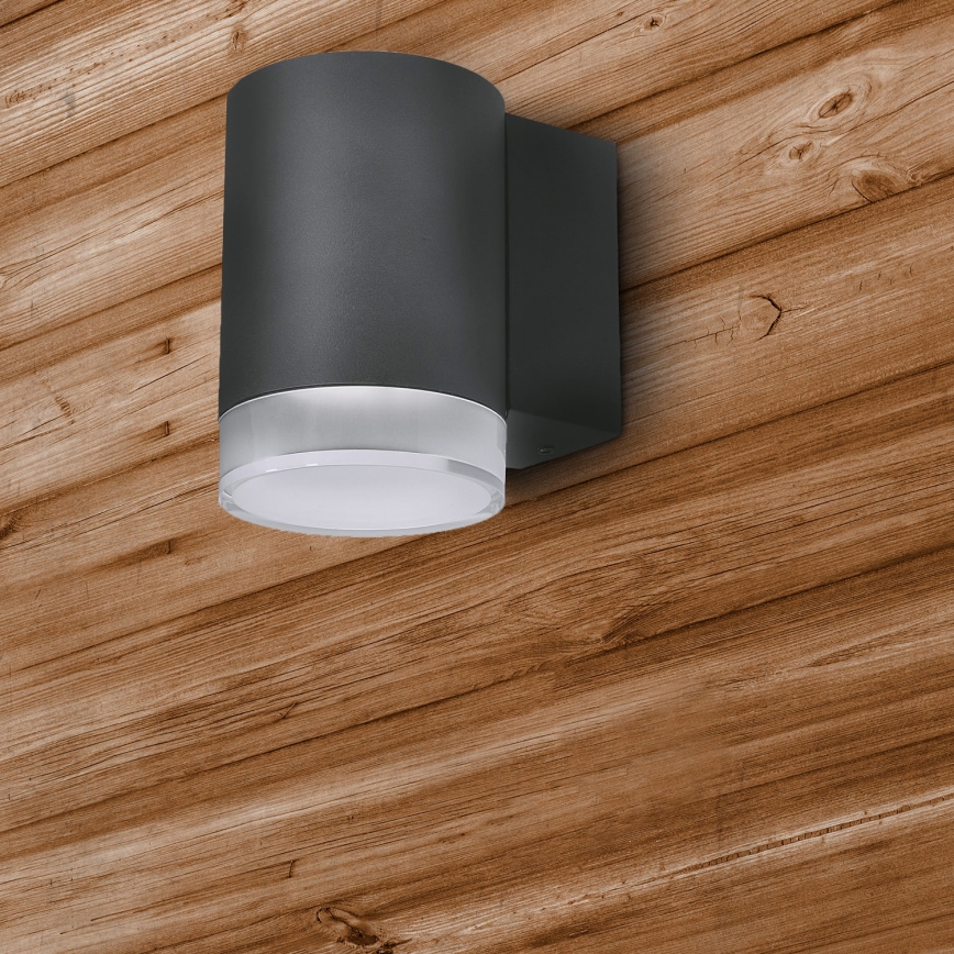 Brilagi - LED RGBW Димируемо външно стенно осветително тяло MATERA 1xGU10/4,8W/230V 3000K IP54 антрацит + дистанционно управление