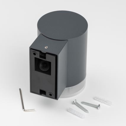 Brilagi - LED RGBW Димируемо външно стенно осветително тяло MATERA 1xGU10/6W/230V 3000K IP54 антрацит + дистанционно управление