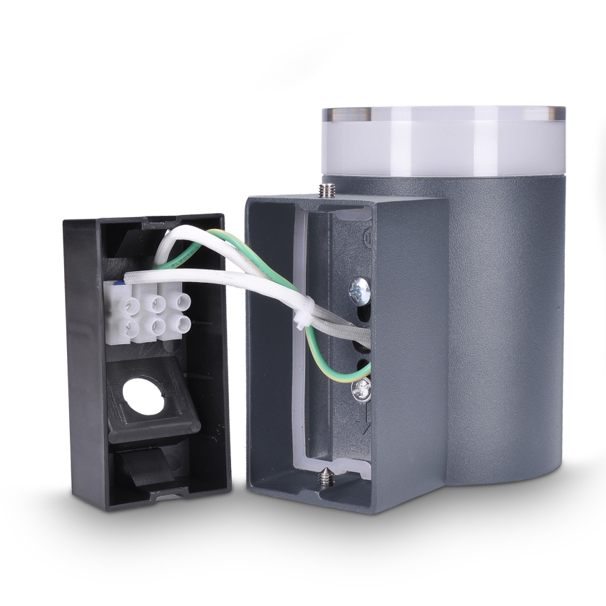 Brilagi - LED RGBW Димируемо външно стенно осветително тяло MATERA 1xGU10/6W/230V 3000K IP54 антрацит + дистанционно управление