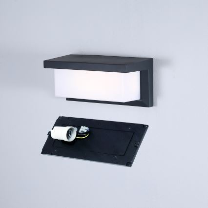 Brilagi - LED RGBW димируемо външно стенно осветително тяло BRICKY 1xE27/9W/230V 2700-6500K антрацит IP54
