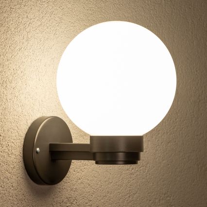 BRILAGI - LED RGBW димируемо външно стенно осветително тяло HARBOR 1xE27/12W/230V 2700-6500K IP33 антрацит/бяло