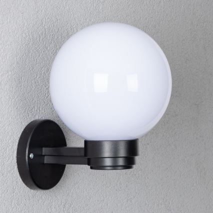 BRILAGI - LED RGBW димируемо външно стенно осветително тяло HARBOR 1xE27/12W/230V 2700-6500K IP33 черно/бяло