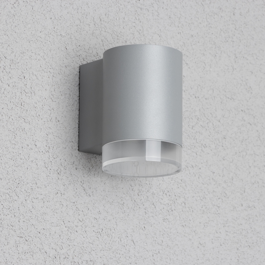 Brilagi - LED RGBW Димируемо външно стенно осветително тяло MATERA 1xGU10/4,8W/230V 3000K IP54 сиво + дистанционно управление
