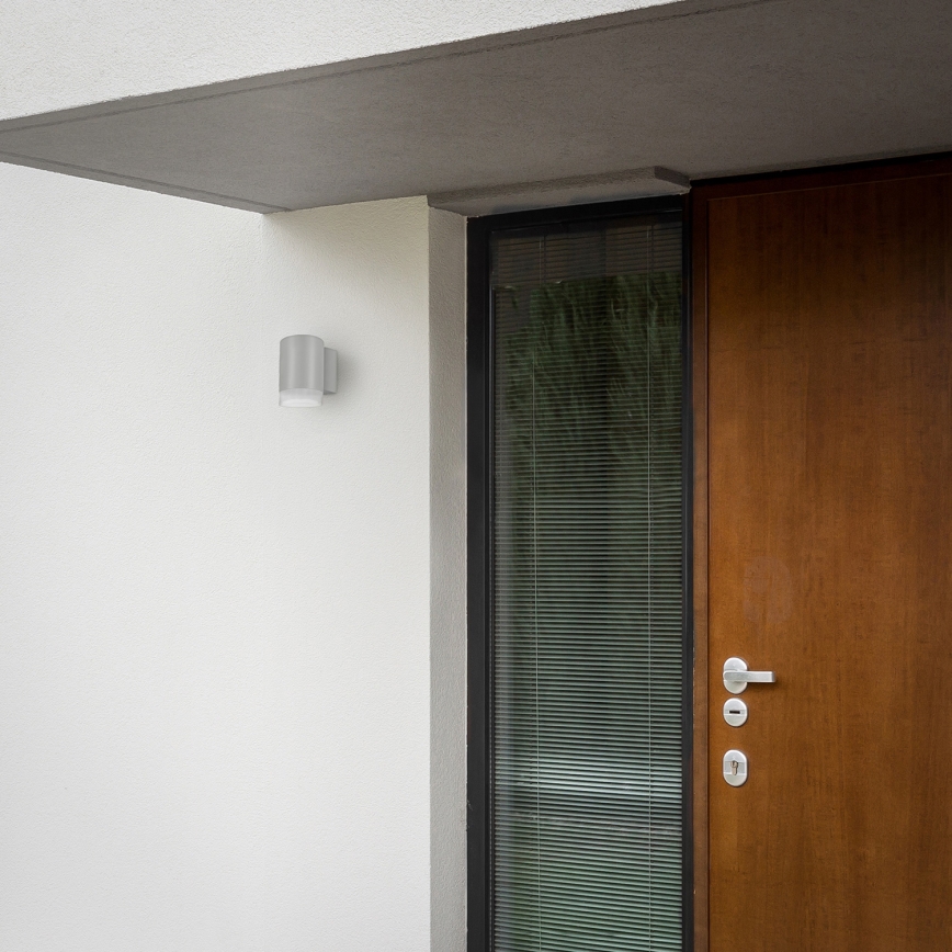 Brilagi - LED RGBW Димируемо външно стенно осветително тяло MATERA 1xGU10/6W/230V 3000K IP54 сиво + дистанционно управление