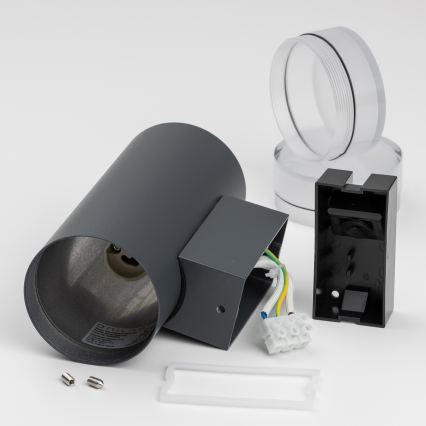 Brilagi - MATERA LED RGBW димируемо външно стенно осветително тяло 2xGU10/4,8W/230V 3000K IP54 антрацит + дистанционно управление
