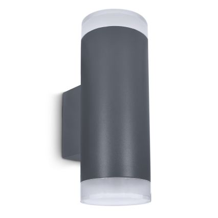 Brilagi - MATERA LED RGBW димируемо външно стенно осветително тяло 2xGU10/4,8W/230V 3000K IP54 антрацит + дистанционно управление