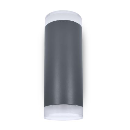 Brilagi - MATERA LED RGBW димируемо външно стенно осветително тяло 2xGU10/4,8W/230V 3000K IP54 антрацит + дистанционно управление