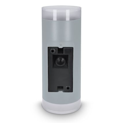 Brilagi - Димируемо LED RGBW външно стенно осветително тяло MATERA 2xGU10/4,8W/230V 3000K IP54 сиво + дистанционно управление