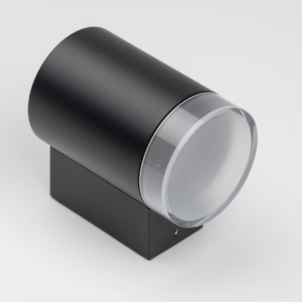 Brilagi - LED RGBW димируемо външно стенно осветително тяло MATERA 1xGU10/4,8W/230V 3000K IP54 черно + дистанционно управление