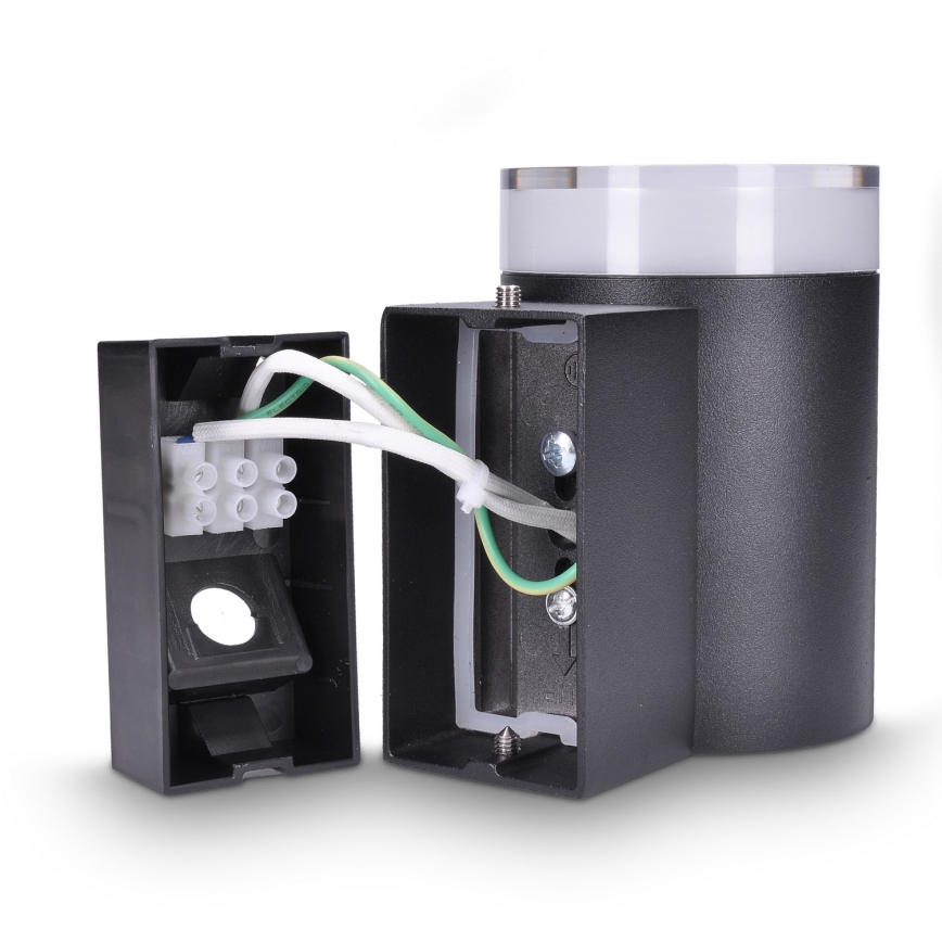 Brilagi - LED RGBW димируемо външно стенно осветително тяло MATERA 1xGU10/6W/230V 3000K IP54 черно + дистанционно управление