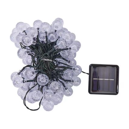 Brilagi - LED Solar декоративни лампички BUBBLE 200xLED/8 функции 20 м IP65 топло бял