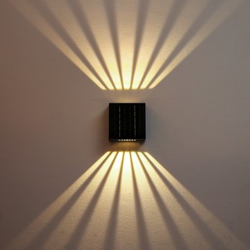Brilagi - LED Соларен аплик BLOCK LED/2W/3,7V IP44