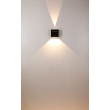 Brilagi - LED Соларен аплик BLOCK LED/2W/3,7V IP44