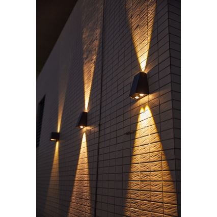 Brilagi - LED Соларен аплик PYRAMID LED/2W/3,2V 1300 mAh IP54