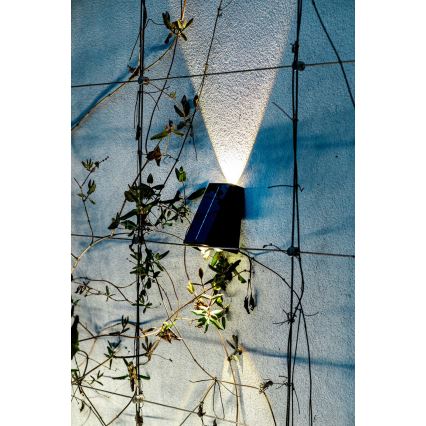 Brilagi - LED Соларен аплик PYRAMID LED/2W/3,2V 1300 mAh IP54