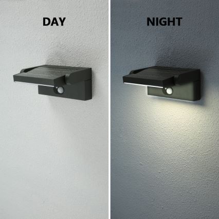 Brilagi - LED Соларен аплик със сензор ANKLE LED/3,5W/3,7V 2200 mAh IP54