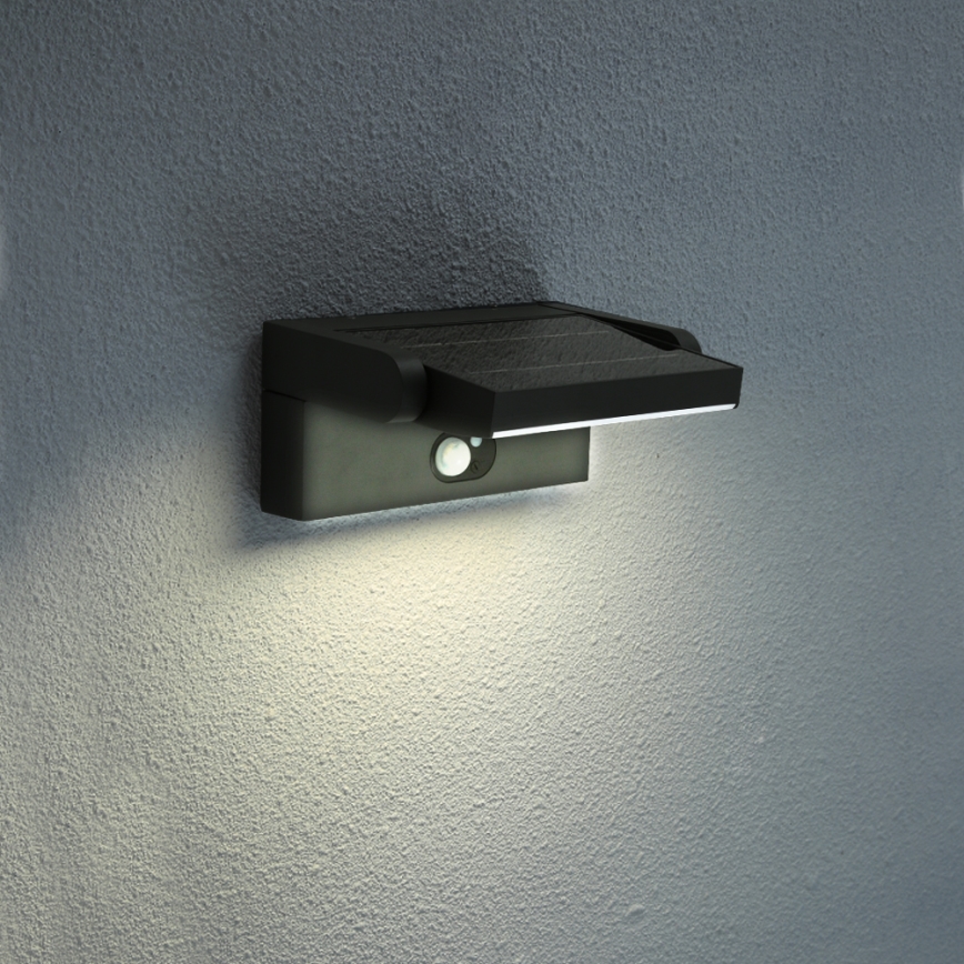 Brilagi - LED Соларен аплик със сензор ANKLE LED/3,5W/3,7V 2200 mAh IP54