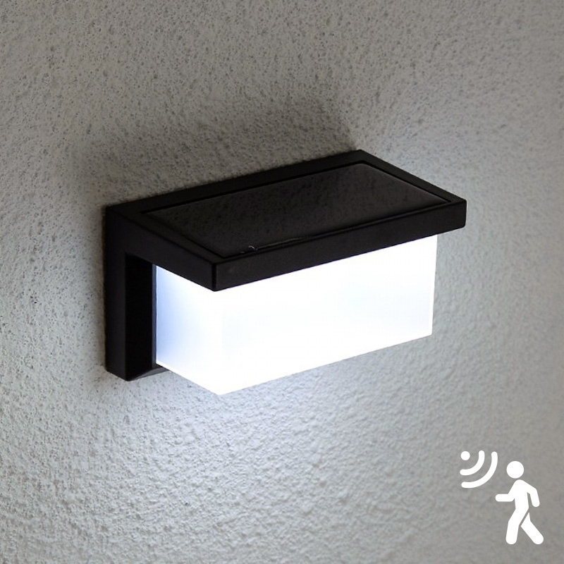 Brilagi - LED Соларен аплик със сензор BRICK LED/12W/5,5V 1200 mAh IP65
