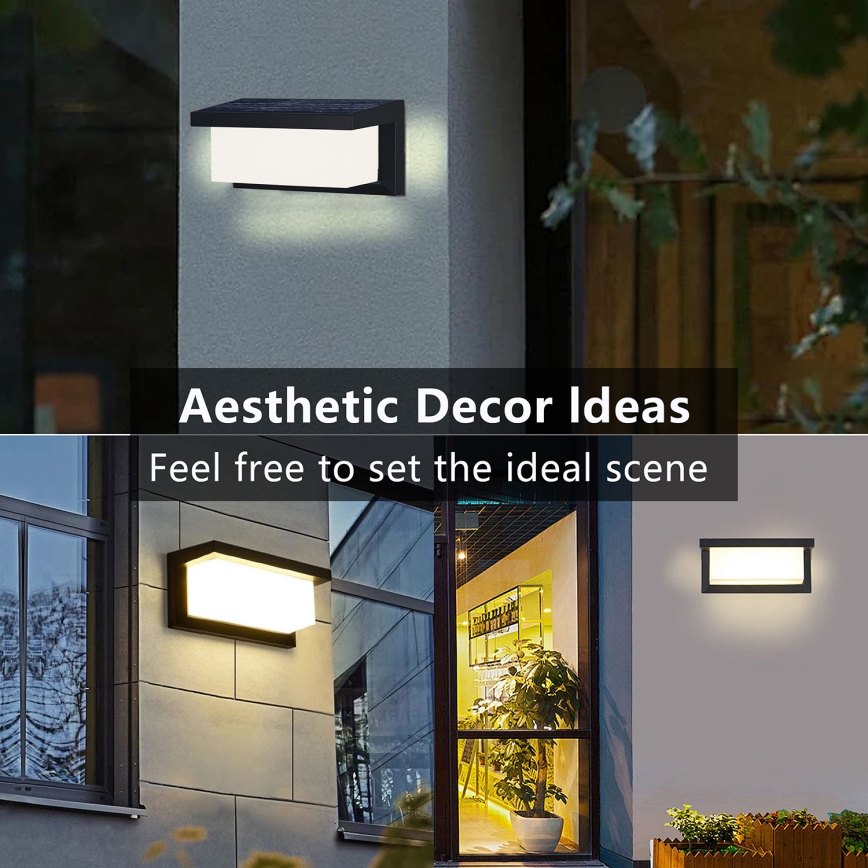 Brilagi - LED Соларен аплик със сензор BRICKY LED/5W/6V IP65