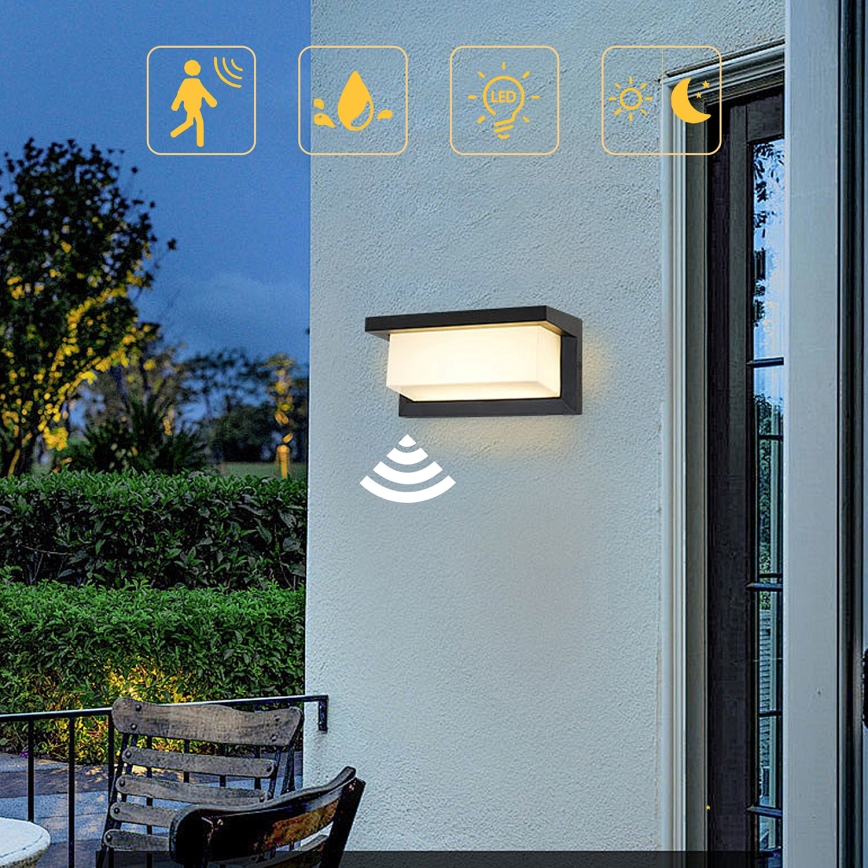 Brilagi - LED Соларен аплик със сензор BRICKY LED/5W/6V IP65