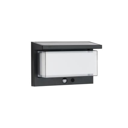 Brilagi - LED Соларен аплик със сензор СЛЪНЦЕ LUME LED/10W/3,7V 4000 mAh IP44