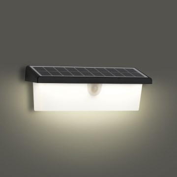 Brilagi - LED Соларен аплик със сензор СЛЪНЦЕ RAY LED/6W/3,7V 2200 mAh IP44