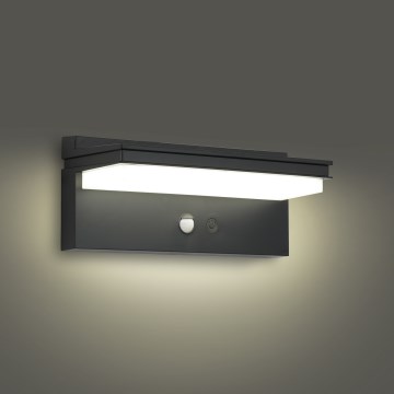 Brilagi - LED Соларен аплик със сензор СЛЪНЦЕ SENSE LED/10W/3,7V 4000 mAh IP44