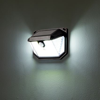 Brilagi - LED Соларен аплик със сензор WALLIE LED/4W/5,5V 1200mAh 6500K IP65