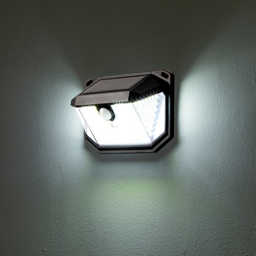 Brilagi - LED Соларен аплик със сензор WALLIE LED/4W/5,5V 1200mAh 6500K IP65