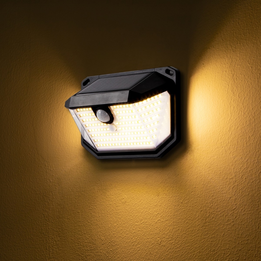Brilagi - LED Соларен аплик със сензор WALLIE LED/4W/5,5V 1200 mAh 3000K IP65