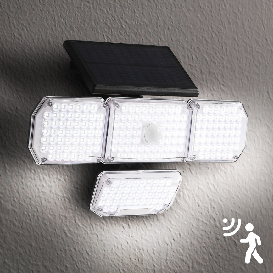 Brilagi - LED Соларен аплик със сензор WALLIE LED/5W/5,5V 2400 mAh IP65