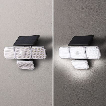 Brilagi - LED Соларен аплик със сензор WALLIE LED/5W/5,5V 2400 mAh IP65