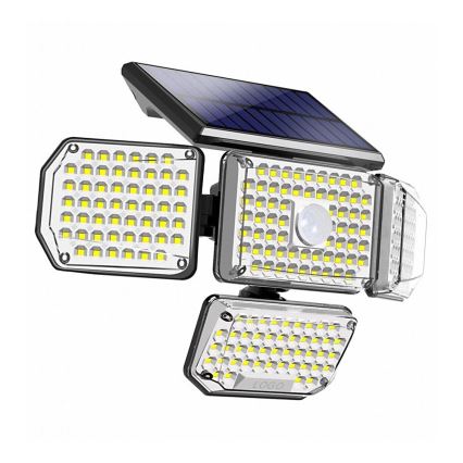 Brilagi - LED Соларен аплик със сензор WALLIE LED/5W/5,5V 2400 mAh IP65