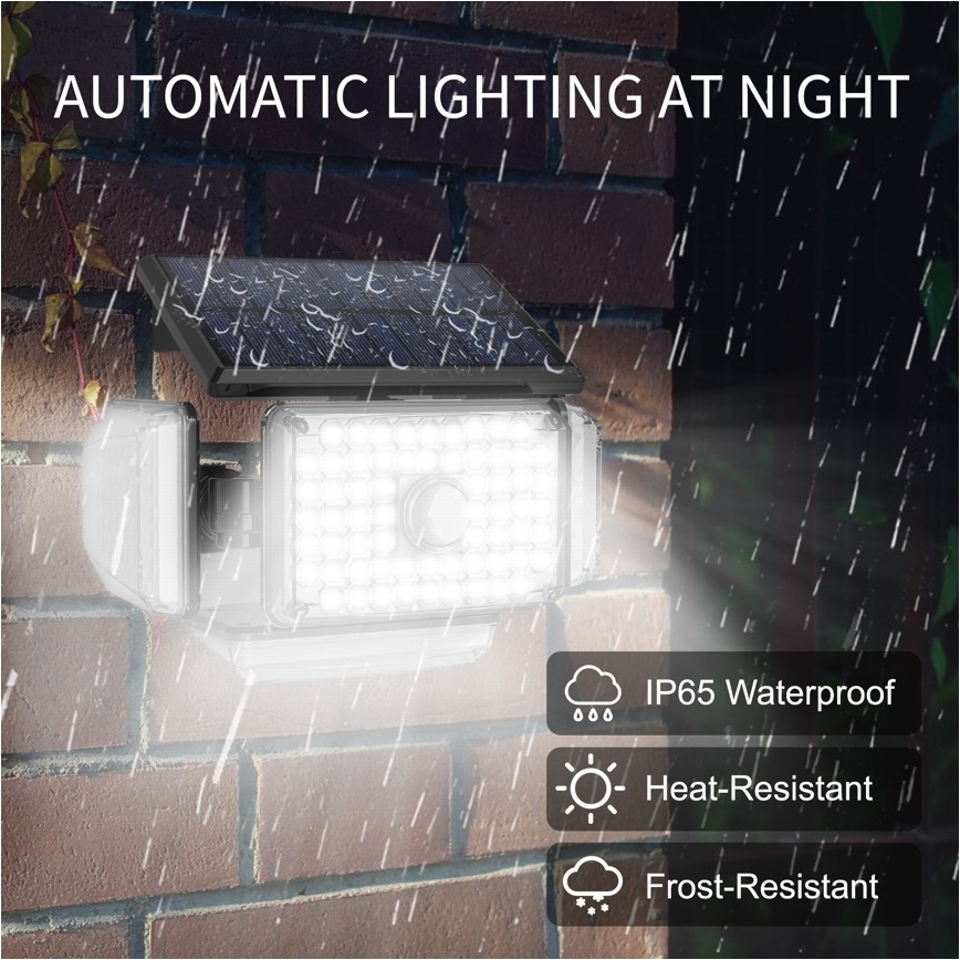 Brilagi - LED Соларен аплик със сензор WALLIE LED/5W/5,5V 2400 mAh IP65