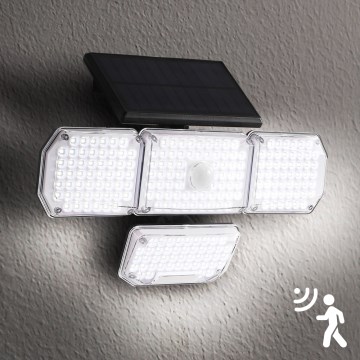 Brilagi - LED соларен стенен фенер с датчик за движение и здрач WALLIE LED/5W/5,5V 2400 mAh IP65