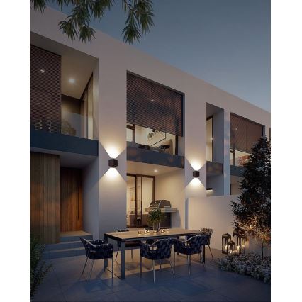 Brilagi - LED соларен стенен осветител SOLAR CUBE LED/2W/3,2V 1300 mAh IP54