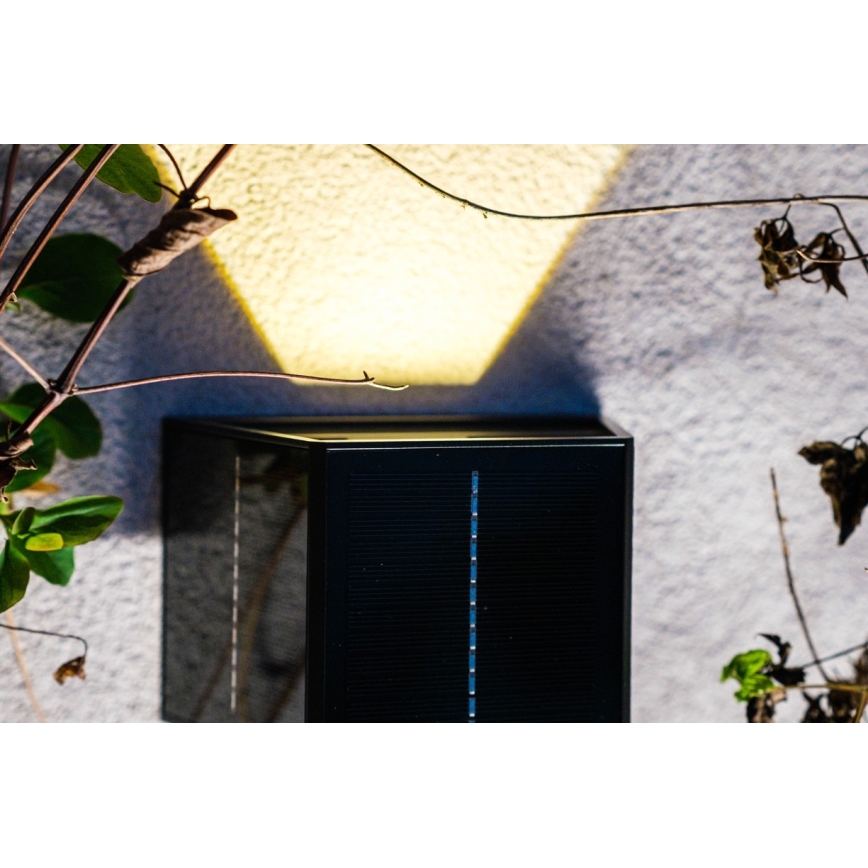 Brilagi - LED соларен стенен осветител SOLAR CUBE LED/2W/3,2V 1300 mAh IP54