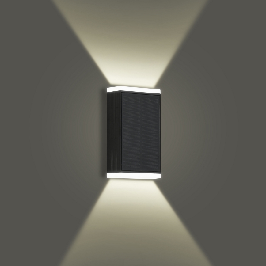 Brilagi - LED соларен стенен осветител SUN GUARD LED/2W/3,7V 2000 mAh IP45