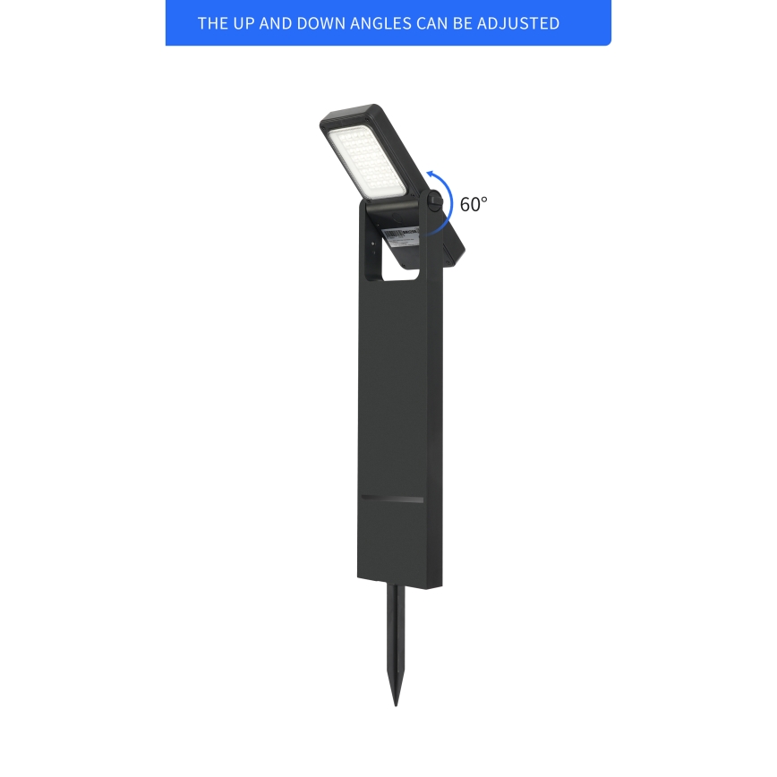 Brilagi - LED соларна лампа SUN SPIKE LED/4W/3,7V 2200 mAh IP44