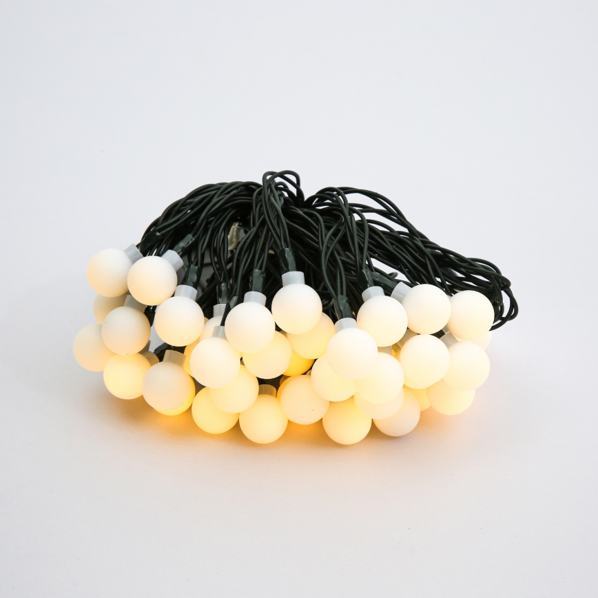 Brilagi - LED Соларни декоративни лампички BUBBLE 50xLED/8 функции 7m IP65 топло бяло 600 mAh