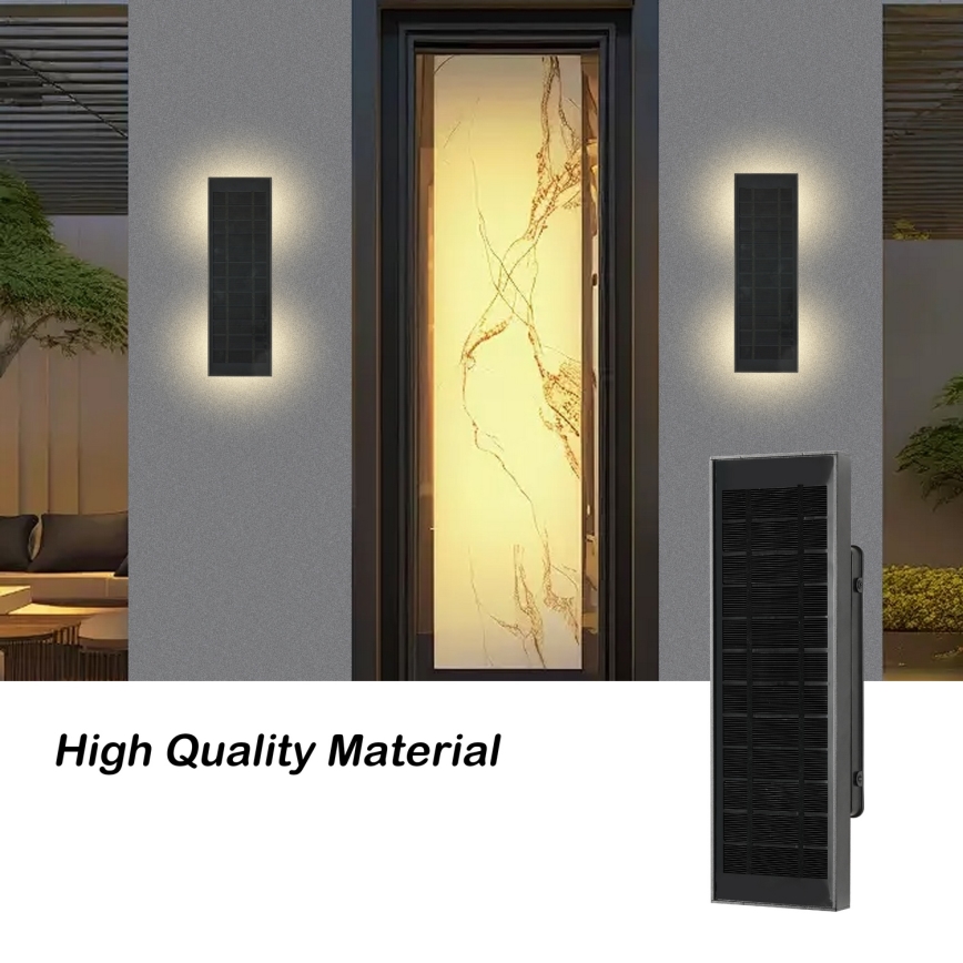 Brilagi - LED Димируемо соларно стенно осветително тяло SUN LED/2,5W/230V 30 cm 2000 mAh IP44
