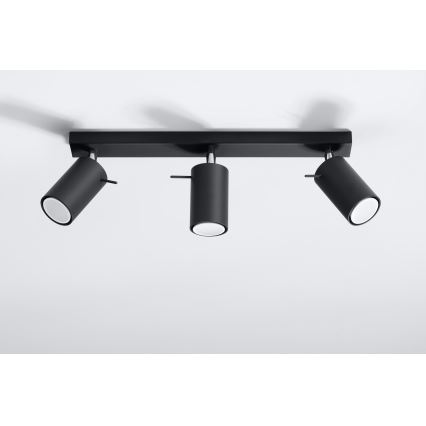 Brilagi -  LED Спот ASMUS 3xGU10/7W/230V черен