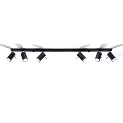 Brilagi -  LED Спот ASMUS 6xGU10/7W/230V черен