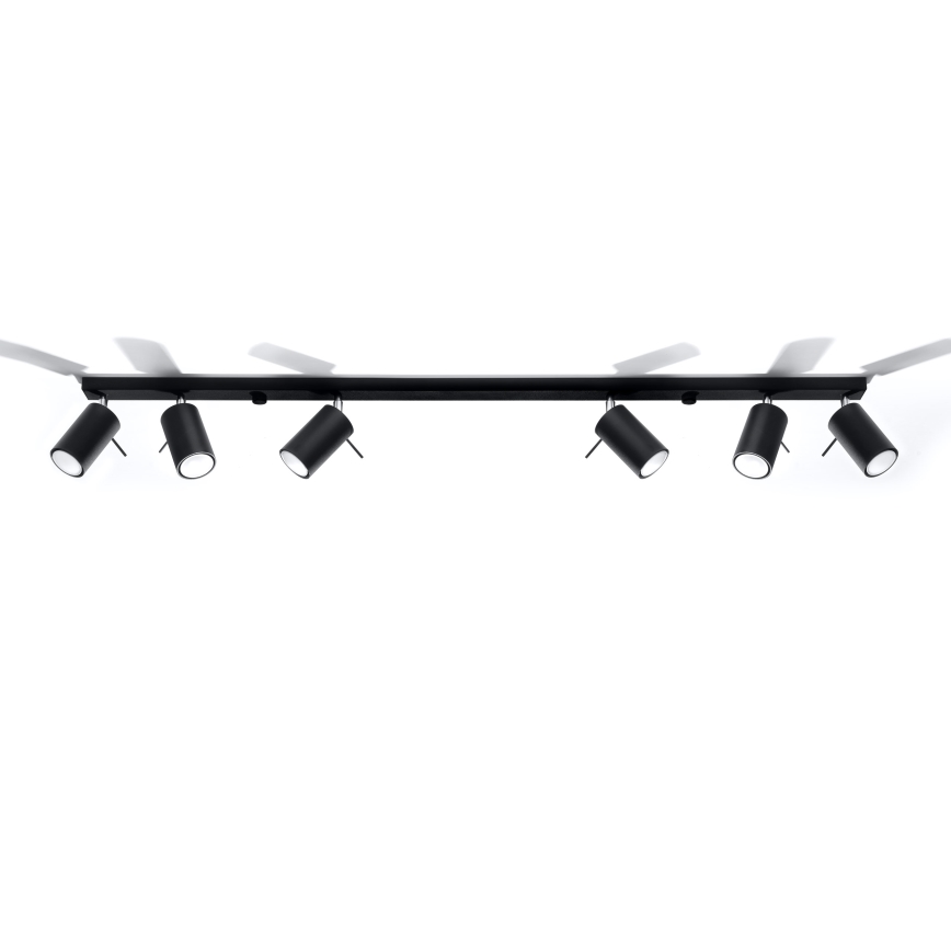 Brilagi -  LED Спот ASMUS 6xGU10/7W/230V черен