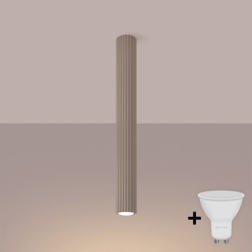 Brilagi - LED спот CRESTO 1xGU10/10W/230V 60 cm таупе